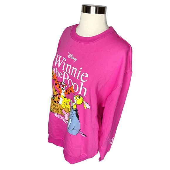 Disney Winnie the Pooh & Friends Crew Neck Sweatshirt - Size Large - Picture 2 of 6